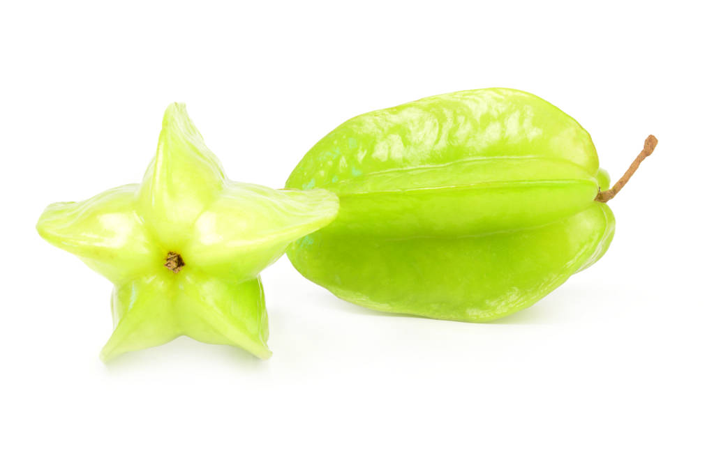 杨桃孤立在白色图片