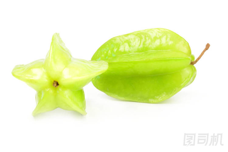 楊桃孤立在白色圖片