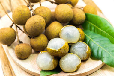 新鮮成熟龍眼果實(shí)