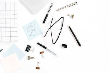 白色的辦公室案頭相框