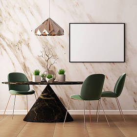 内部的饭厅与表