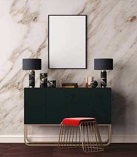 在装饰艺术风格的内饰海报图片