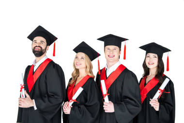 快樂與文憑的學生 圖片