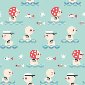 无缝模式与小鸭.图片