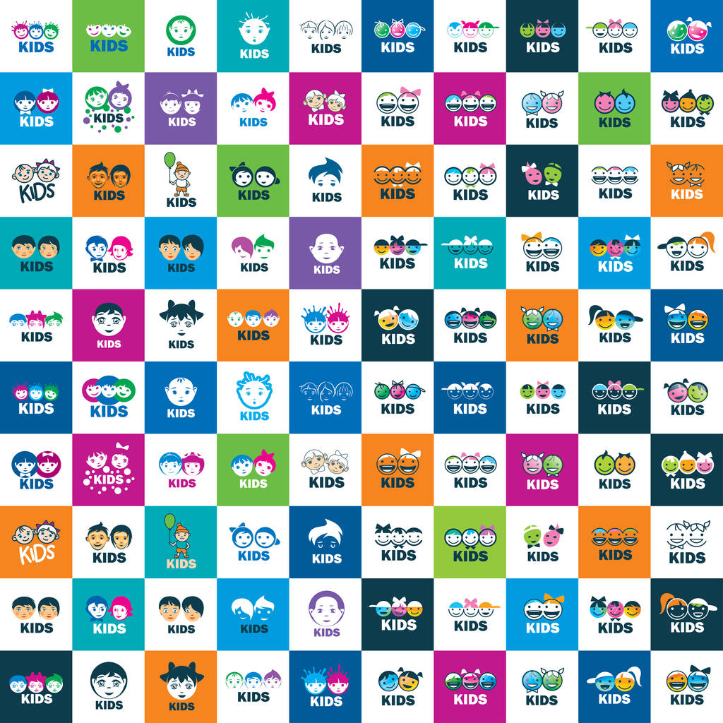 矢量标志孩子图片