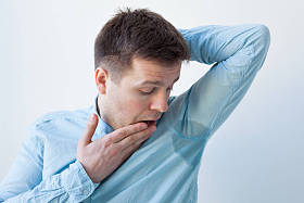 问题与出汗-多汗症照片