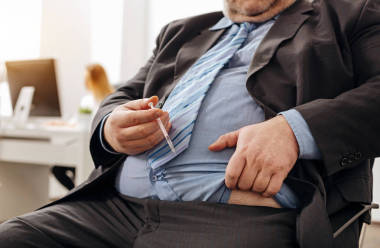 患有糖尿病的肥胖員工