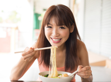 吃面條圖片