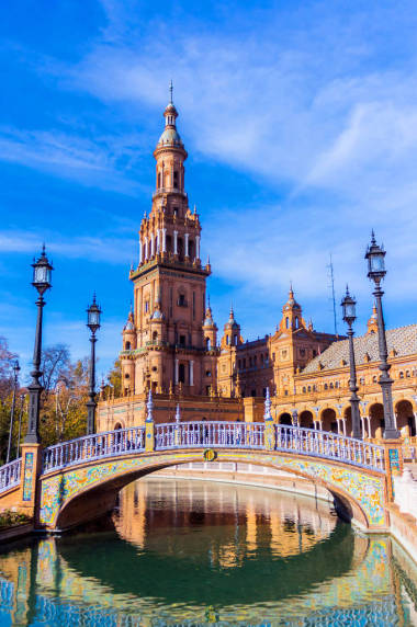 廣場(chǎng)的西班牙 （廣場(chǎng)） 塞維利亞，西班牙