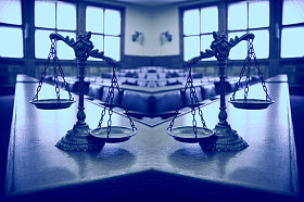 司法的装饰天平