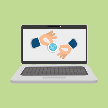 在白色的背景，筆記本電腦設(shè)計在線購買