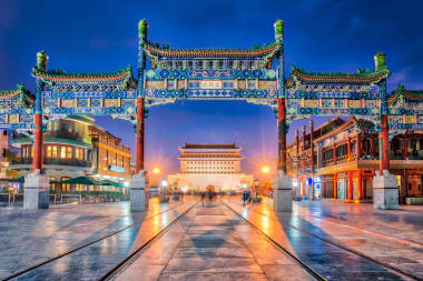 在北京市前門大街北京正陽(yáng)門 Jianlou