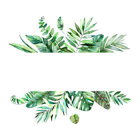 多彩的水彩框架边框