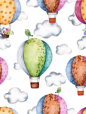 无缝模式与气球图片