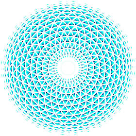 几何眼曼荼罗。多彩的设计元素。矢量说明