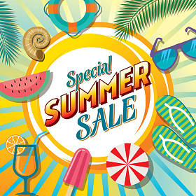 夏季销售横幅图片