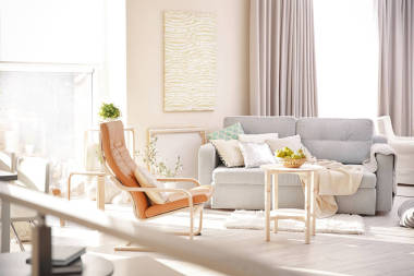 客厅里的内部图片