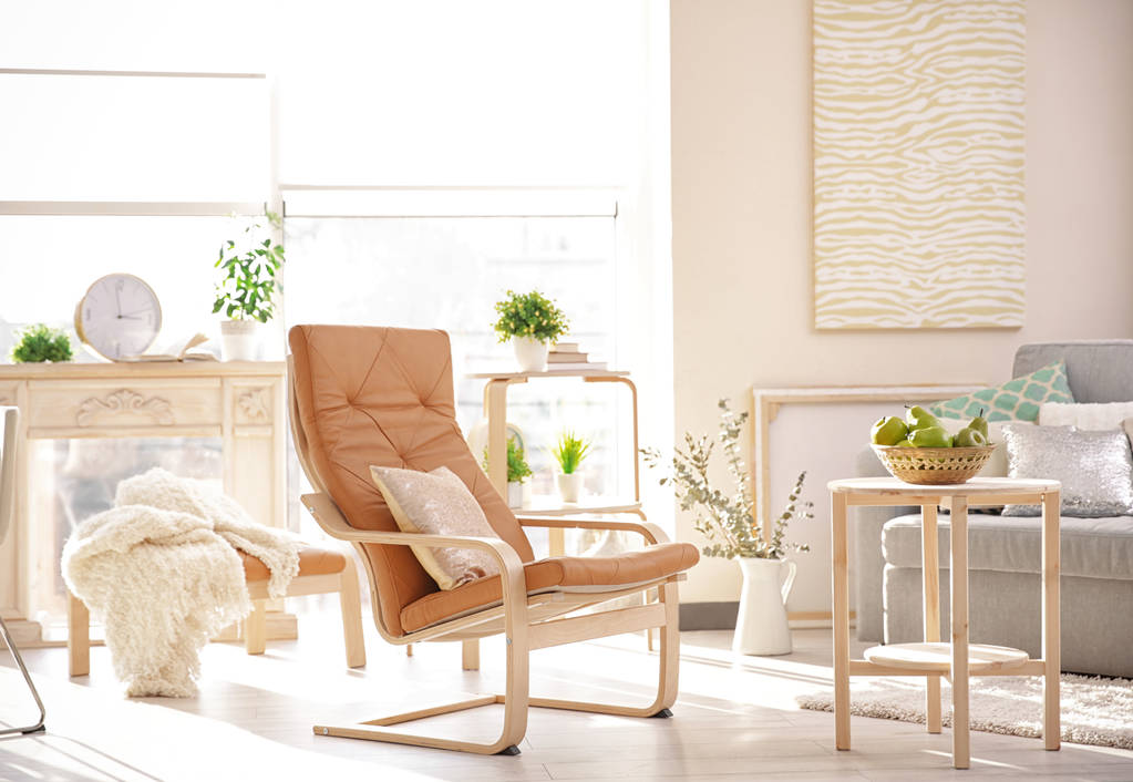 客厅里的内部图片