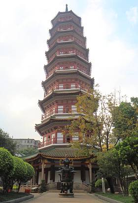 殿的六榕树广州中国