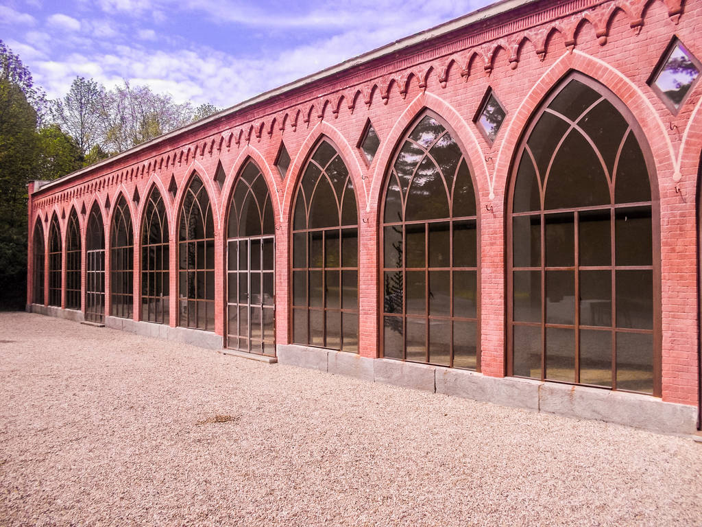 高动态范围 (Hdr) Castello di Miradolo 城堡在意大利皮埃蒙特