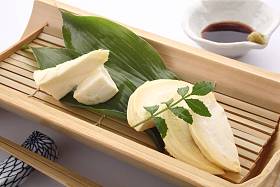 竹笋生鱼片、 日本料理图片