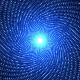 蓝色抽象旋流背景图片