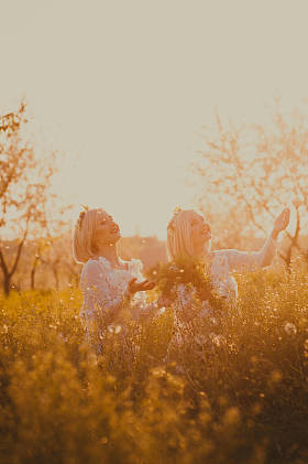 美丽的孪生姐妹