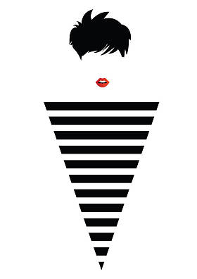 波普艺术风格的时尚女人