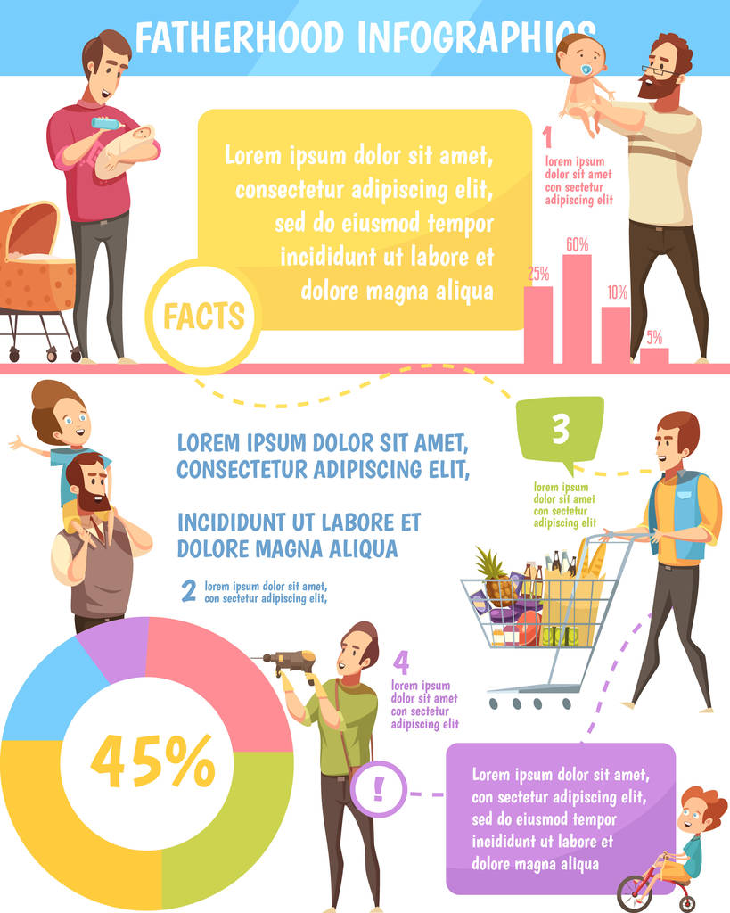 父亲复古卡通图海报 图片 父亲复古卡通图海报 图片