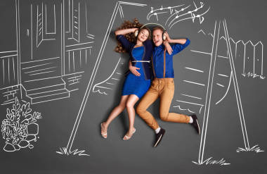 愛(ài)情故事概念圖片