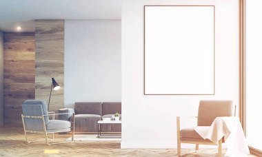 居住的房間，椅子，木材，前面，定了調(diào)子