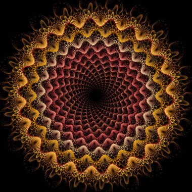 創(chuàng)意設(shè)計的抽象的分形圖