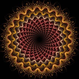 创意设计的抽象的分形图