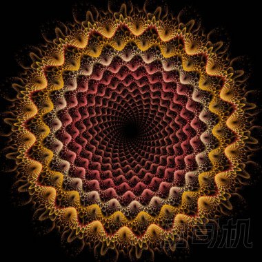 創(chuàng)意設(shè)計(jì)的抽象的分形圖