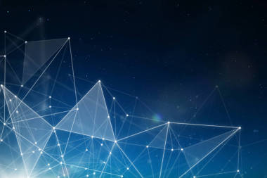 抽象的连接的点图片