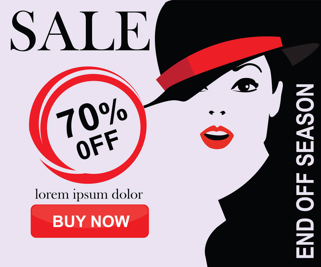 套的时装销售横幅