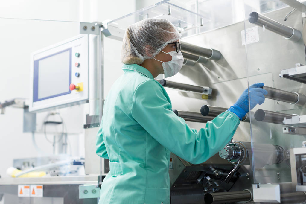 科学家工作与轴机照片 科学家工作与轴机照片