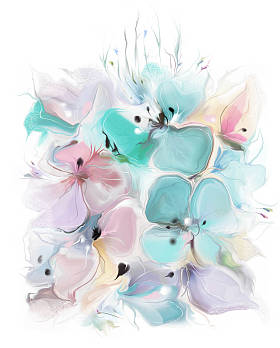 美丽的花的背景