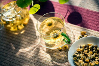 中國紅茶在陽臺(tái)上
