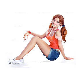 漂亮女孩的时尚 