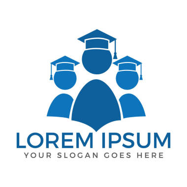 學生矢量標志設計.圖片