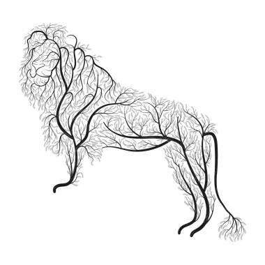 獅子布什程式化