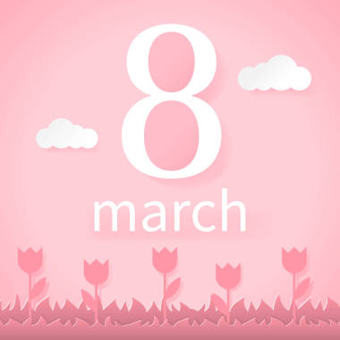 3 月 8 日。國(guó)際快樂婦女