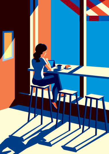 夏季假期。创意概念向量。夏季度假