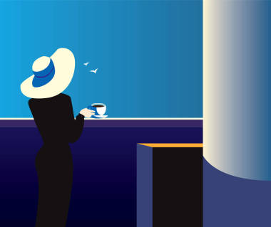 夏季假期。创意概念向量。夏季度假