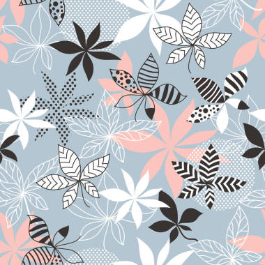 無縫花花紋圖片