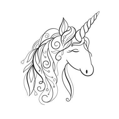美麗的麒麟插圖圖片
