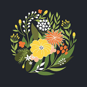 美丽的花卉图照片