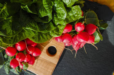 綠色的萵苣生菜來(lái)源的維生素