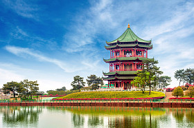 中国古建筑： 花园.图片